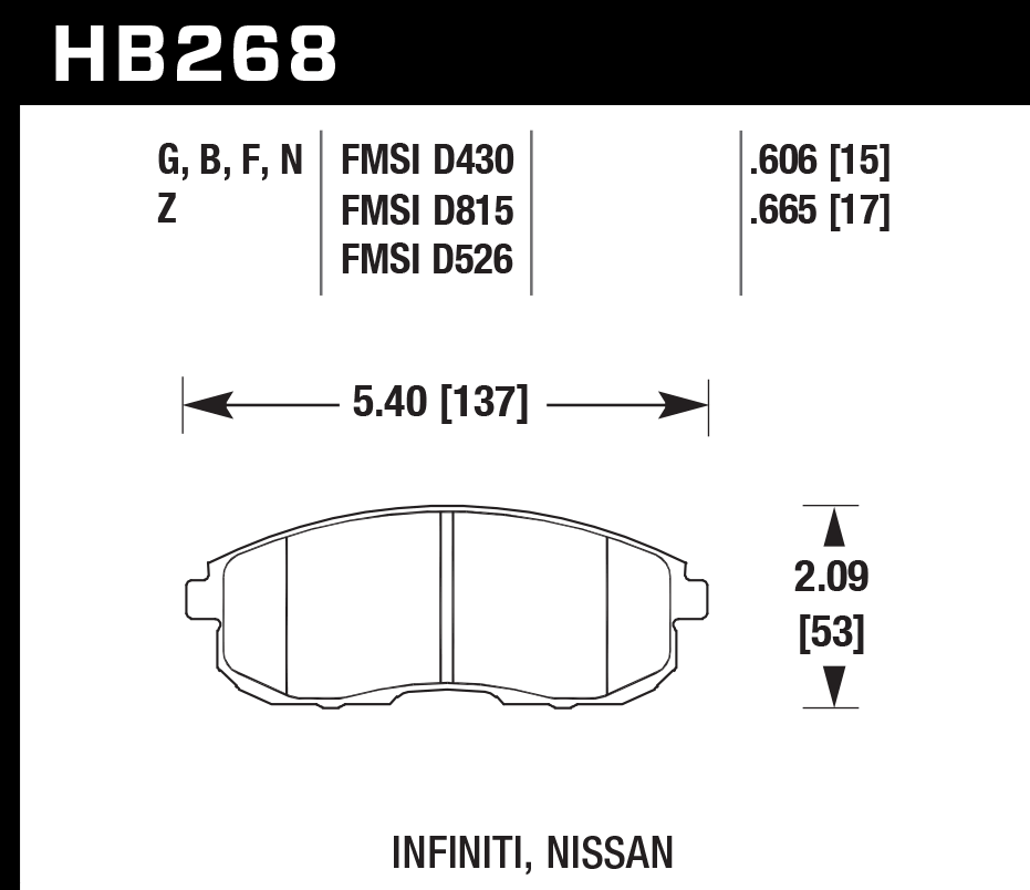 Altima 98-04 / 350Z 03-05/B16 07 Del. PC