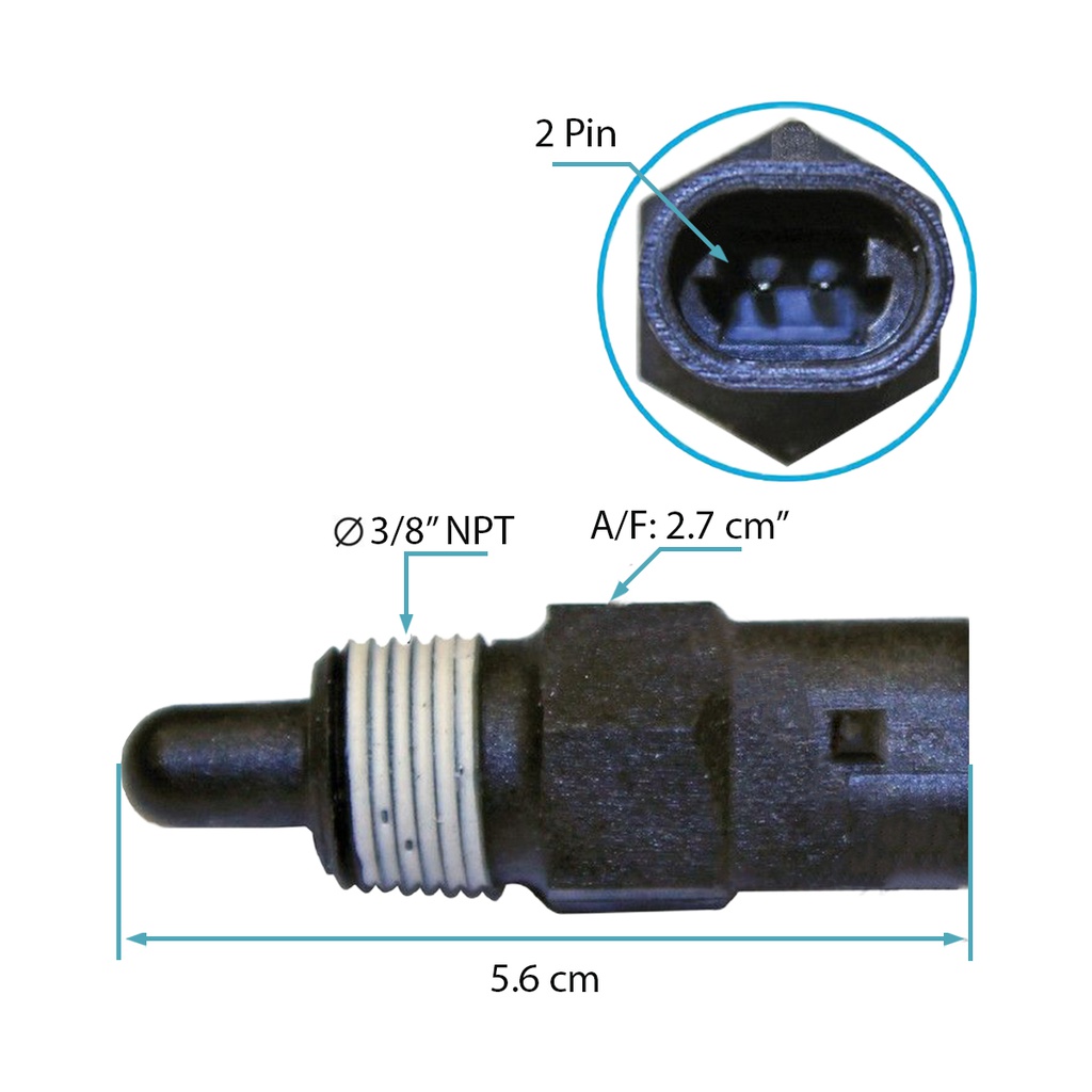 Sensor plastico temperatura admision