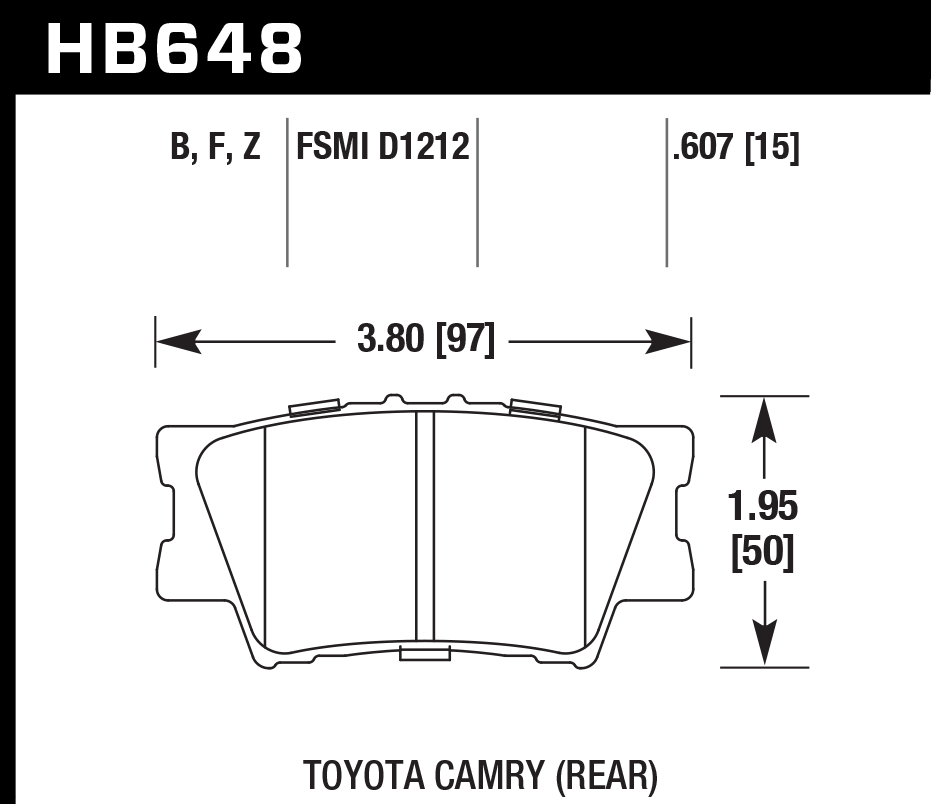 Pastilla de Freno Camry 07A RAV4 06A Tra PC