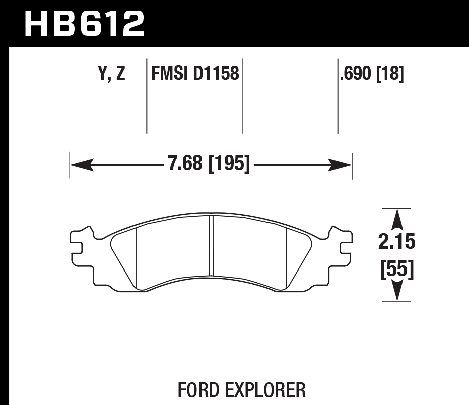 Pastilla de Freno Explorer E.Bauer/Sportrac 07-10 Del. OES