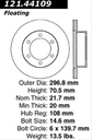 Rotor Fortuner/Hilux Kavak 08A Del. Std