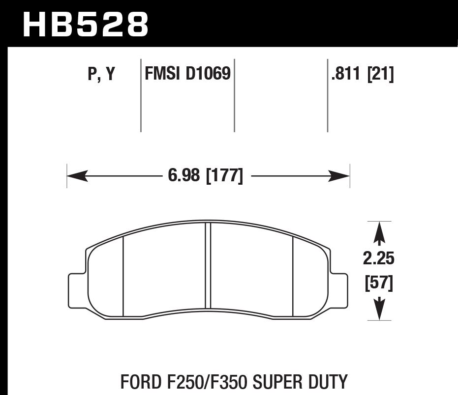 Pastilla de Freno F-350/F-250 11-12 Del. F3