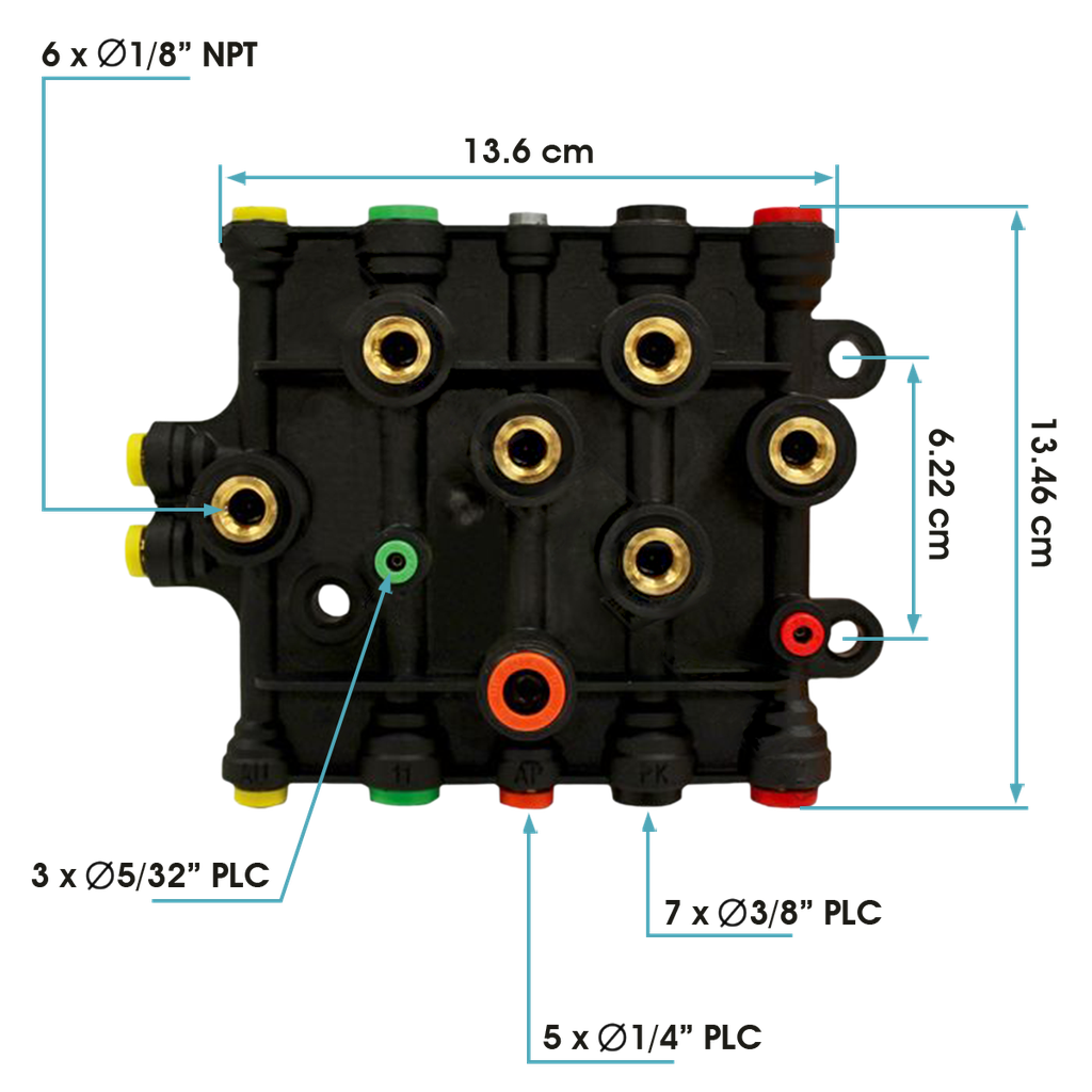 Modulo multiple distribucion aire