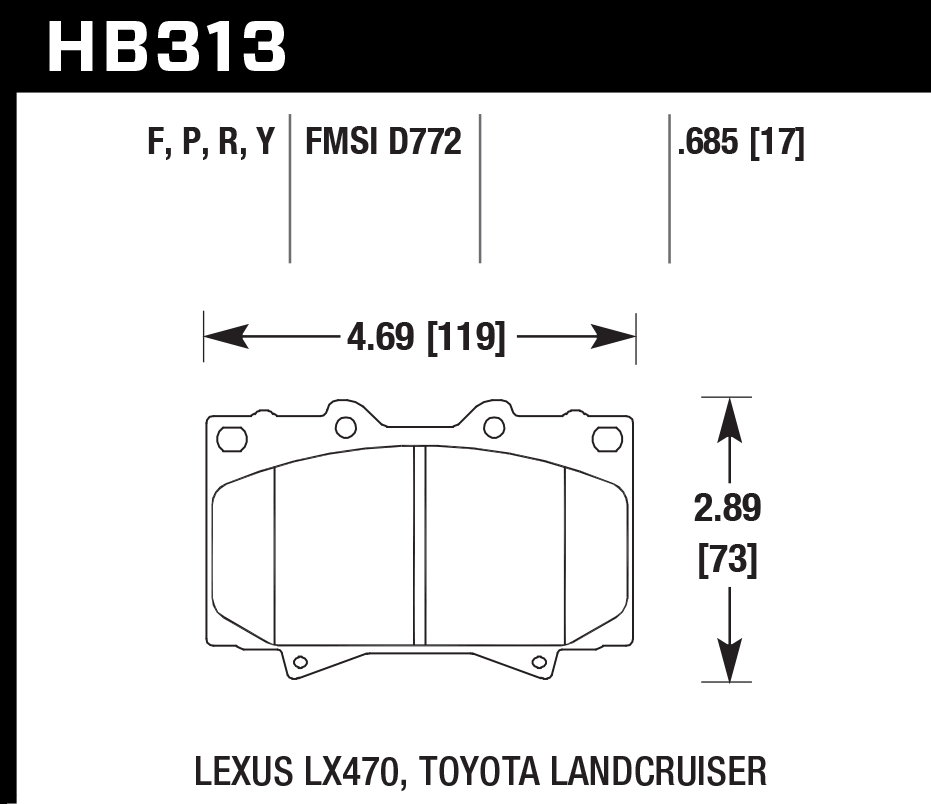 Pastilla de Freno Burbu/LC98-07/Prado00A/MachoDe.LTS