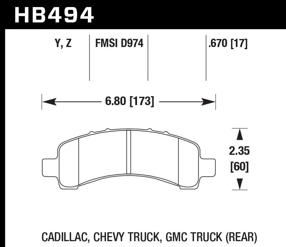 Pastilla de Freno C3500/Van Express 07-10 Tra F1