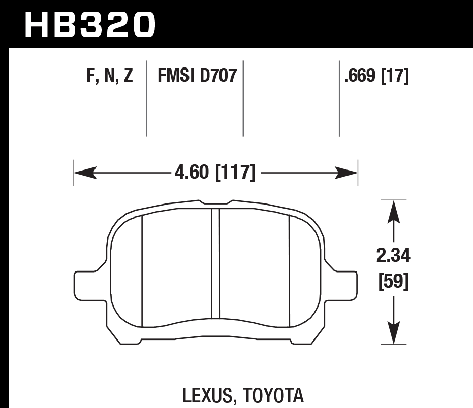 Pastilla de Freno CamryDXL99-01/ES-RX300 97-01Del.OES Nuev