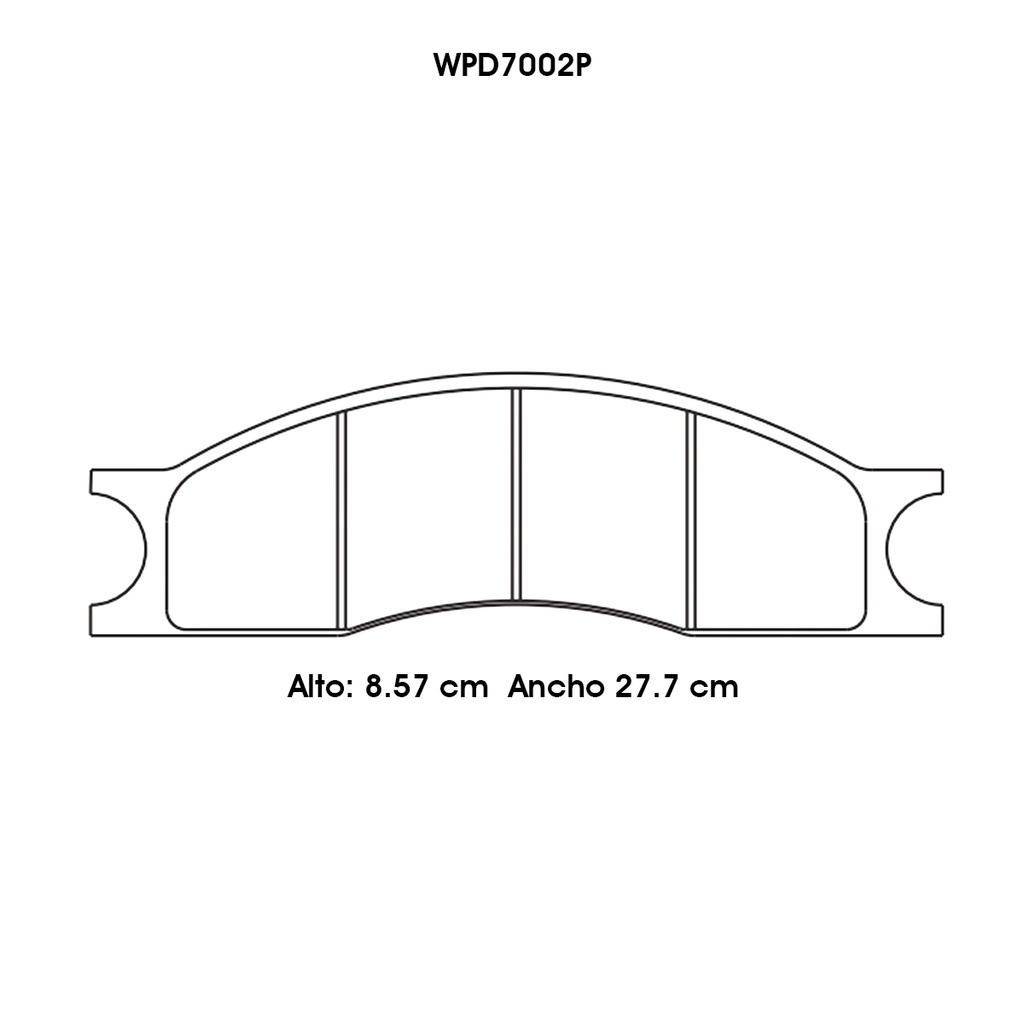 Pastilla de Freno Cat 950-966/Case/Intnl/Fiat Allis SC