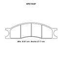 Pastilla de Freno Cat 950-966/Case/Intnl/Fiat Allis SC