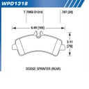 Pastilla de Freno Crafter Panel Van 08-09 Tra. F3 (Nueva)