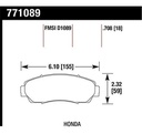 Pastilla de Freno CRV 07-11/ Accord 11 Del. OES