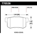 Pastilla de Freno CRV 07-11/ Accord 11 Tra. OES