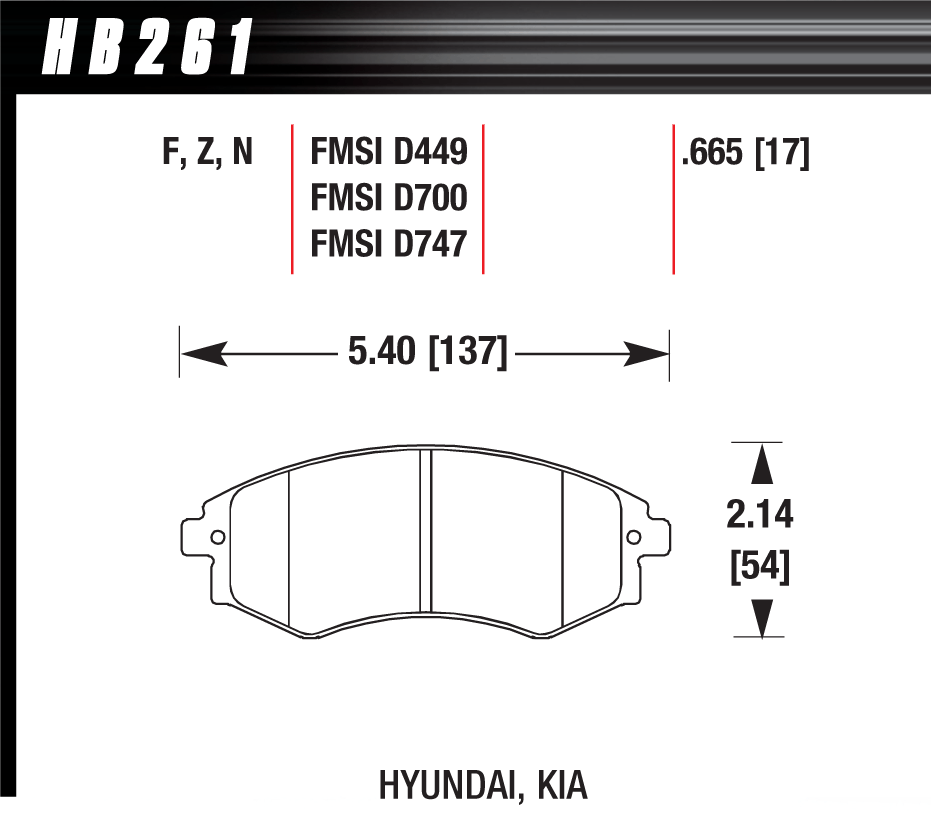 Pastilla de Freno Elantra/Sonata/Optima01-03 Del.OES Nueva