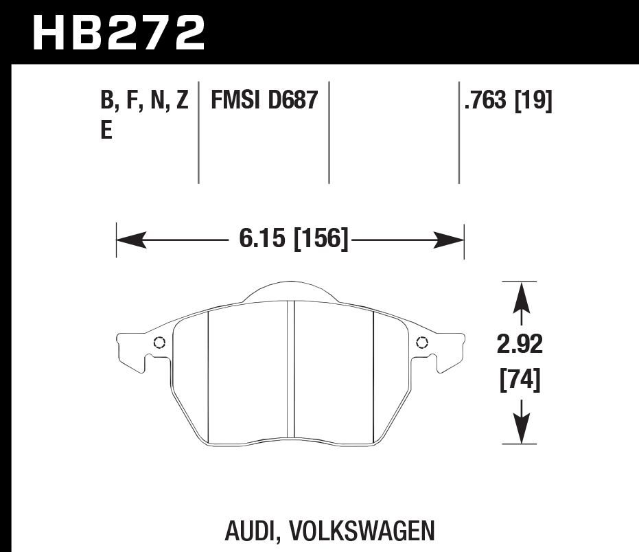 Pastilla de Freno Golf-Jetta-PassatGTI1.8T 96A/TT Del.PC