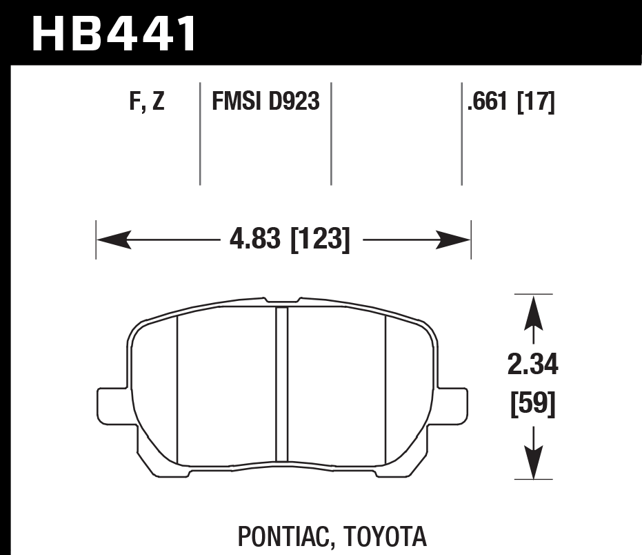 Pastilla de Freno Grand Marquis/Crown Vic 05A Tra. F1