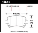 Pastilla de Freno Jetta 06A /A3/A4/A6 Quattro 06A Tra. PC