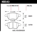 Pastilla de Freno Jetta 06A/A3 Quattro 06A/Oct FCI Del. PC