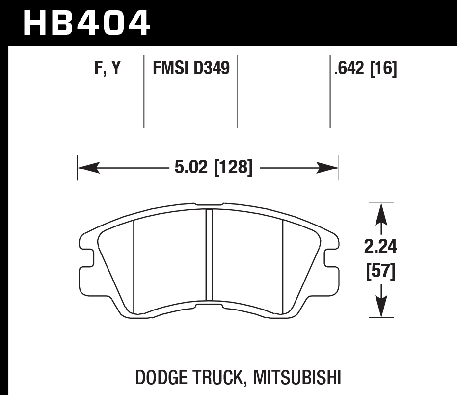 Pastilla de Freno L300 Van / Pick Up 89-2013 Del. HPS