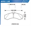 Pastilla de Freno Sprinter 313 Del./413 Del.Tras. F3