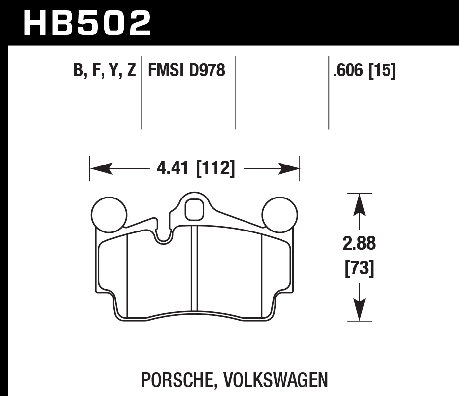 Pastilla de Freno Touareg V8/Q7 06A (1clv) Tra. PC