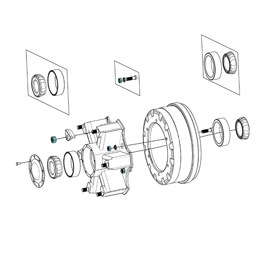 Tuerca para artilleria 3/4