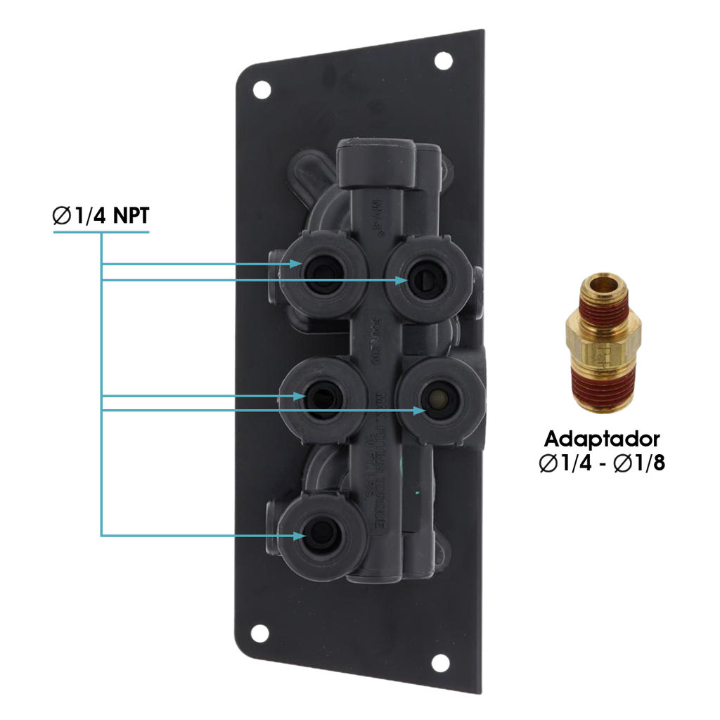 Valvula de control aire machine break