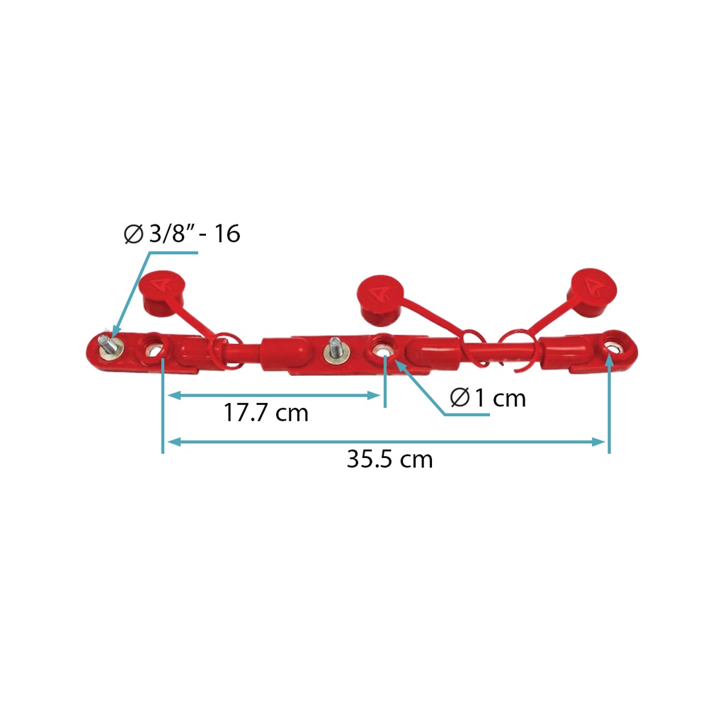 Cable puente de bateria positivo CL-120