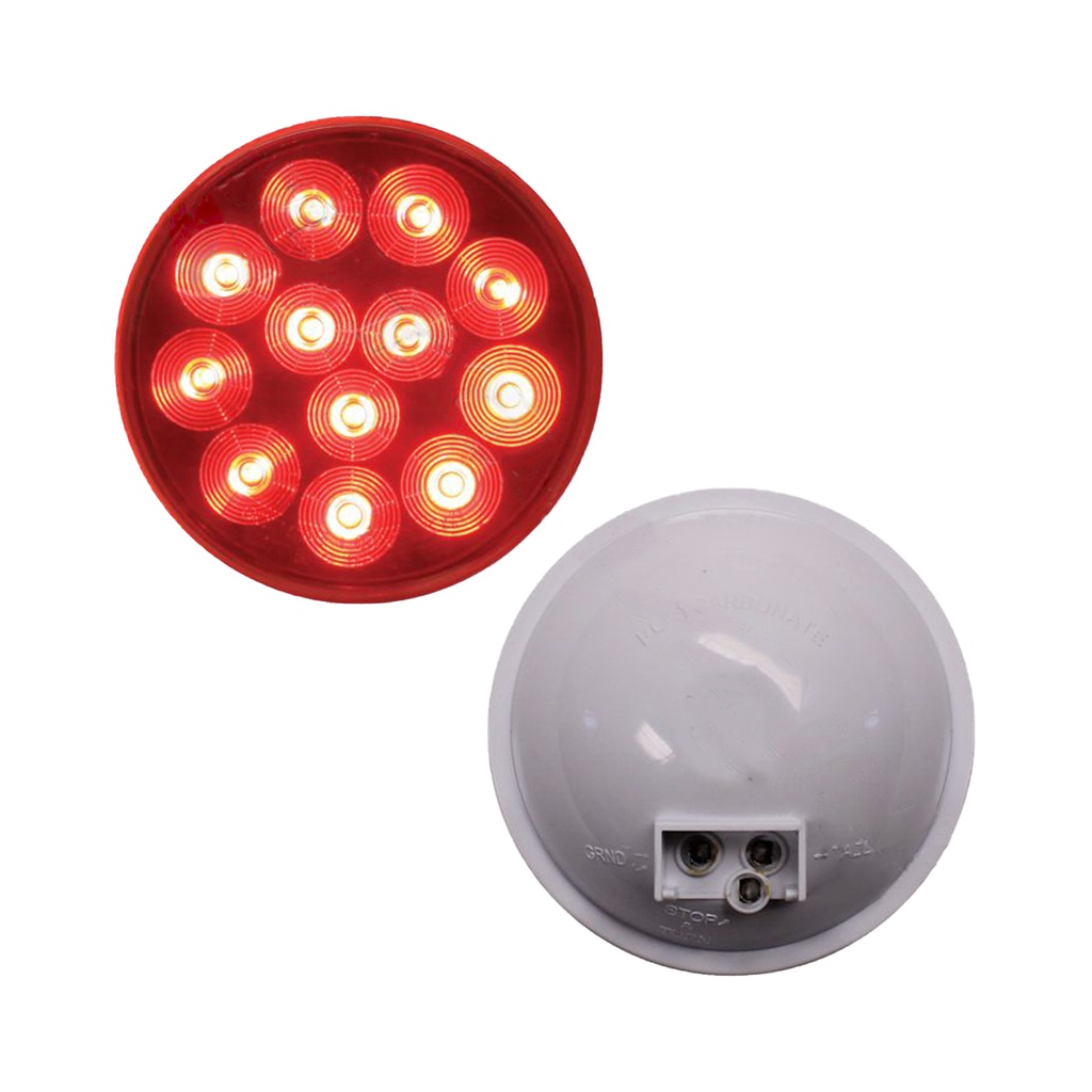 Lampara redonda LED roja