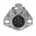 Conector hembra electrico chuto-remolque