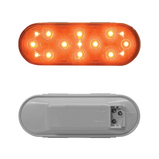 [571.LD60A21MV] Lampara ovalada LED Amarilla Batea